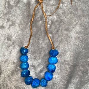 Vintage Chunky Genuine Stone Boho chakra Necklace